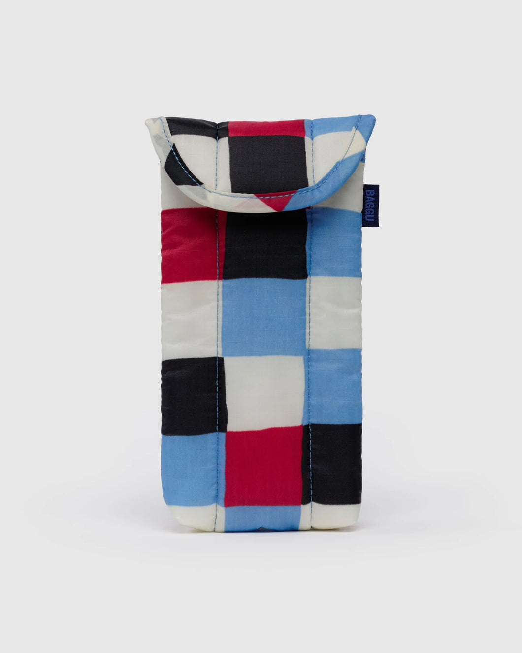 baggu - puffy eyeglasses sleeve -  painted check - prebook for late oct/early nov arrival