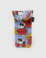 Load image into Gallery viewer, baggu - puffy glasses sleeve - floral snoopy
