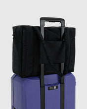 Load image into Gallery viewer, baggu - small cloud carry-on bag - black - prebook arriving late oct/early nov
