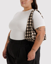 Load image into Gallery viewer, baggu - small nylon meringue bag - blurred gingham
