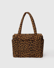 Load image into Gallery viewer, baggu - small cloud carry-on bag - leopard - prebook arriving late oct/early nov

