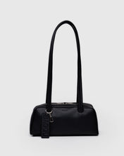 Load image into Gallery viewer, baggu - small recycled leather bowler - black  - prebook arriving late oct/early nov
