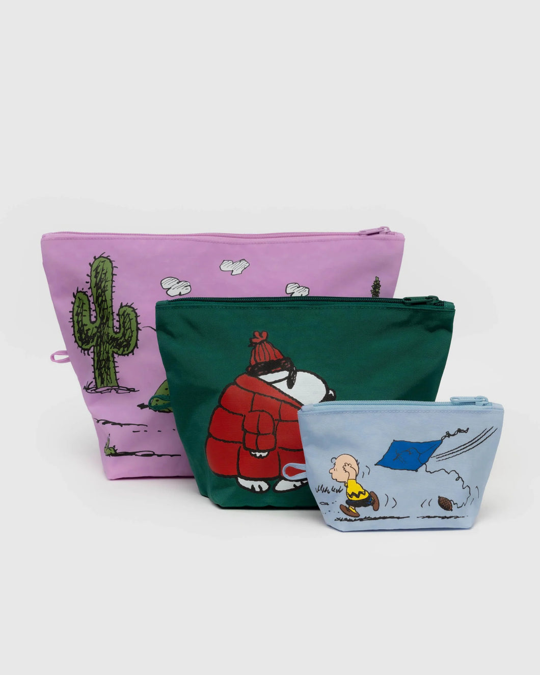 baggu - go pouch set -  peanuts