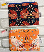 Load image into Gallery viewer, zip pouch - wildlife  | hare | owl | squirrel | fox
