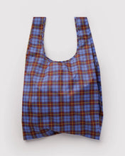 Load image into Gallery viewer, baggu -  blue tartan  - standard size - prebook arriving mid july
