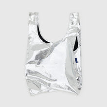 Load image into Gallery viewer, baggu  metallic silver - baby size
