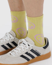 Load image into Gallery viewer, baggu - socks -  straw happy - prebook arriving late oct/early nov
