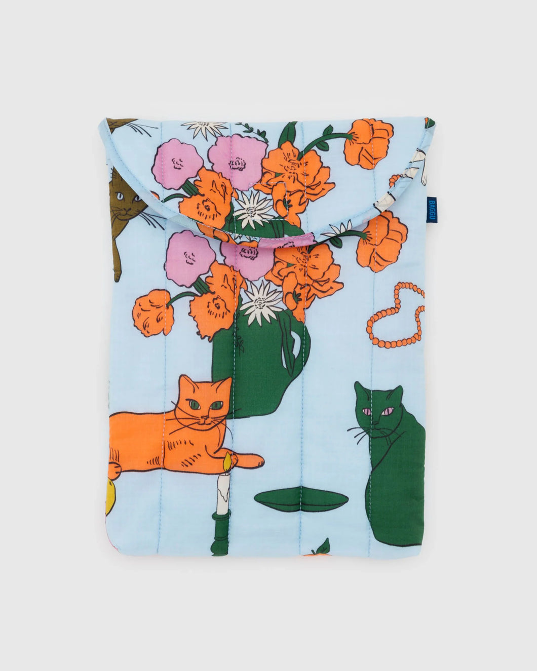 baggu - table cats  puffy laptop sleeve 13/14