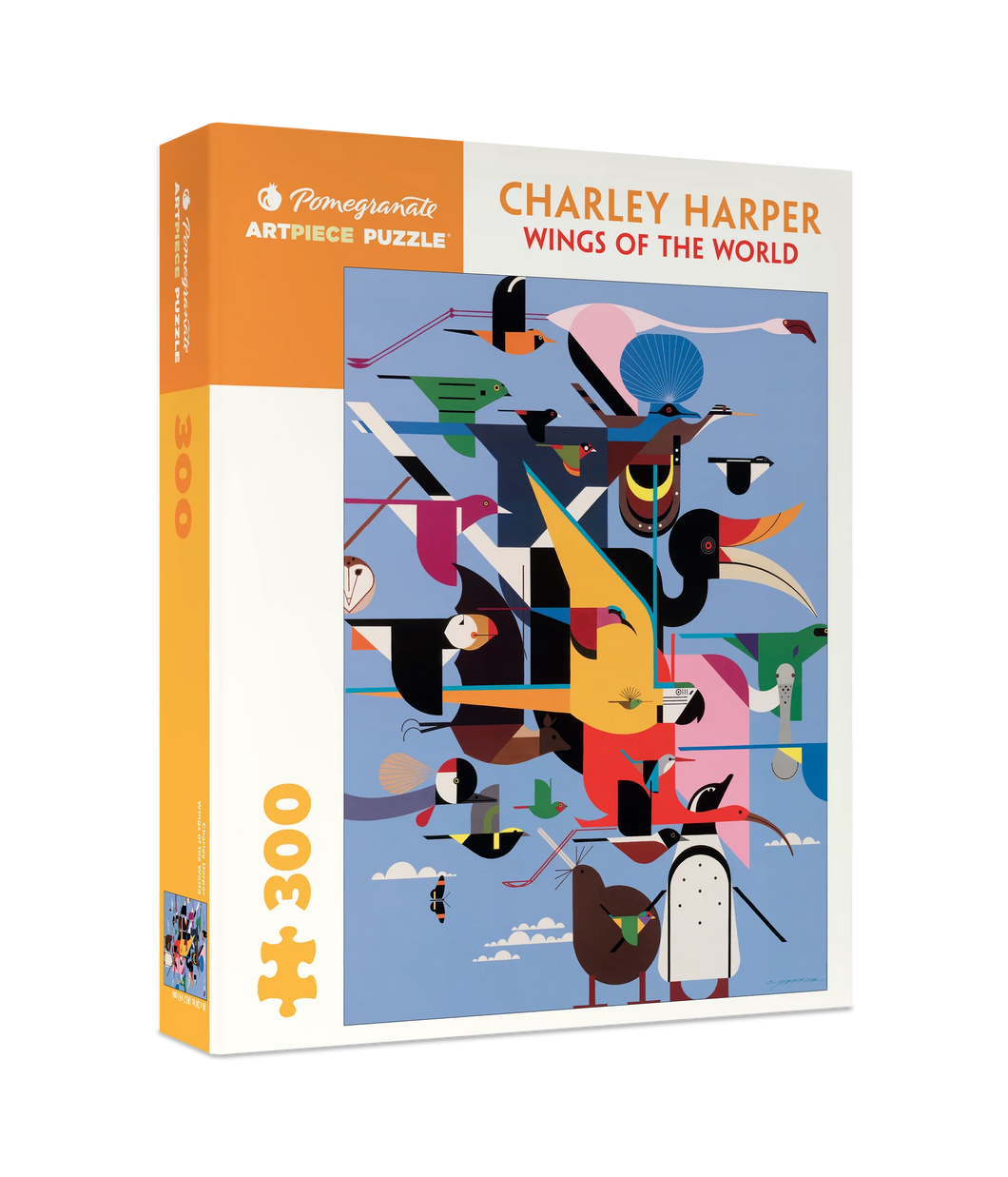 charley harper - wings of the world  puzzle - 300pc