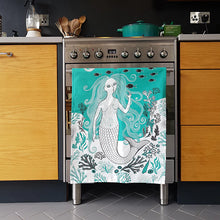 Load image into Gallery viewer, lush UK - mermaid tea towel

