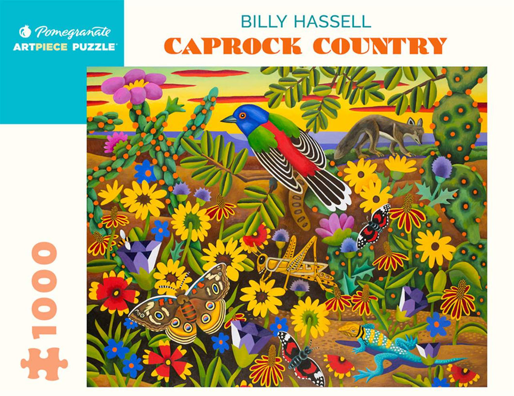 billy hassell - caprock country  puzzle - 1000pc