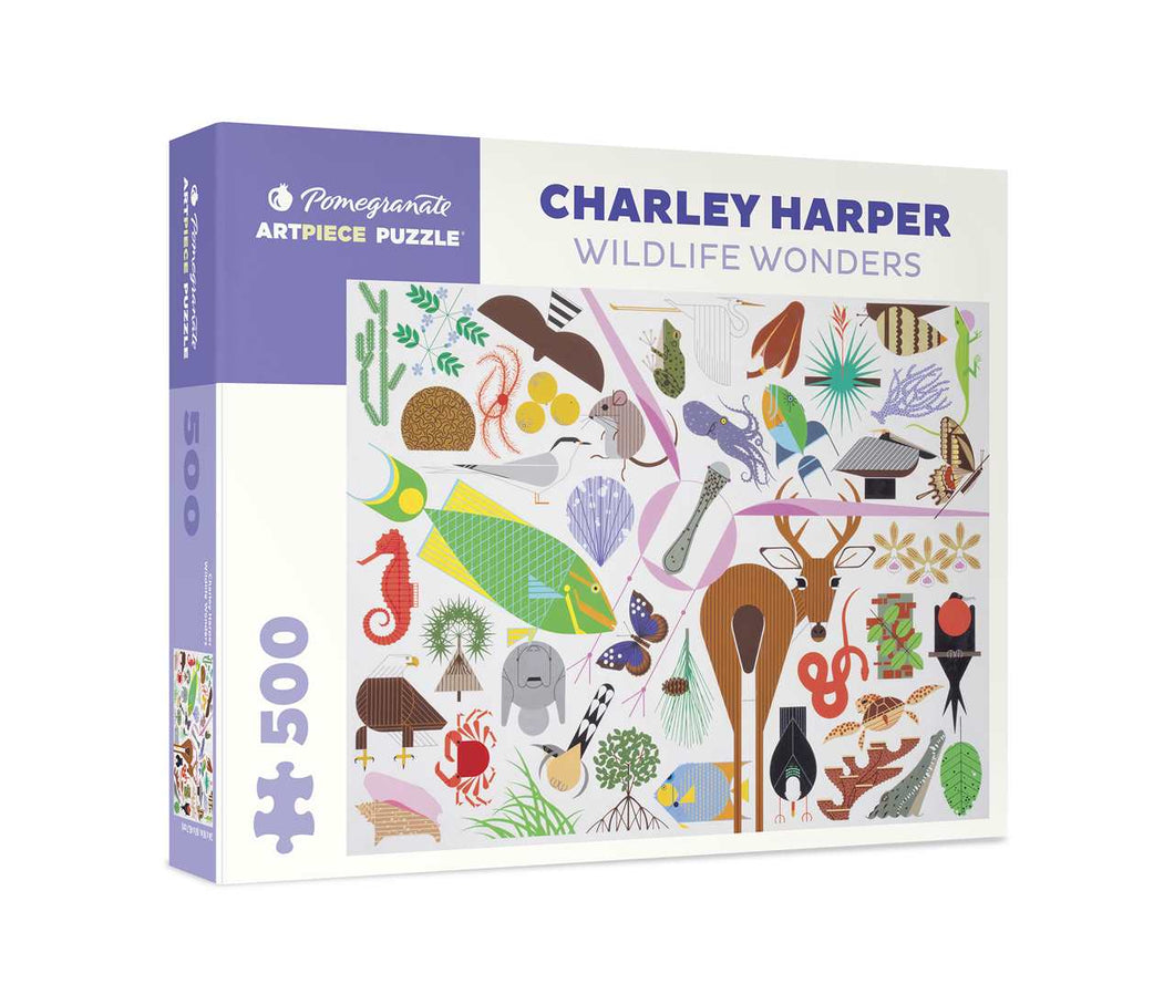 charley harper - wildlife wonders puzzle - 500pc