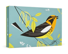 Load image into Gallery viewer, charley harper - blackburnian warbler  - boxed notecards

