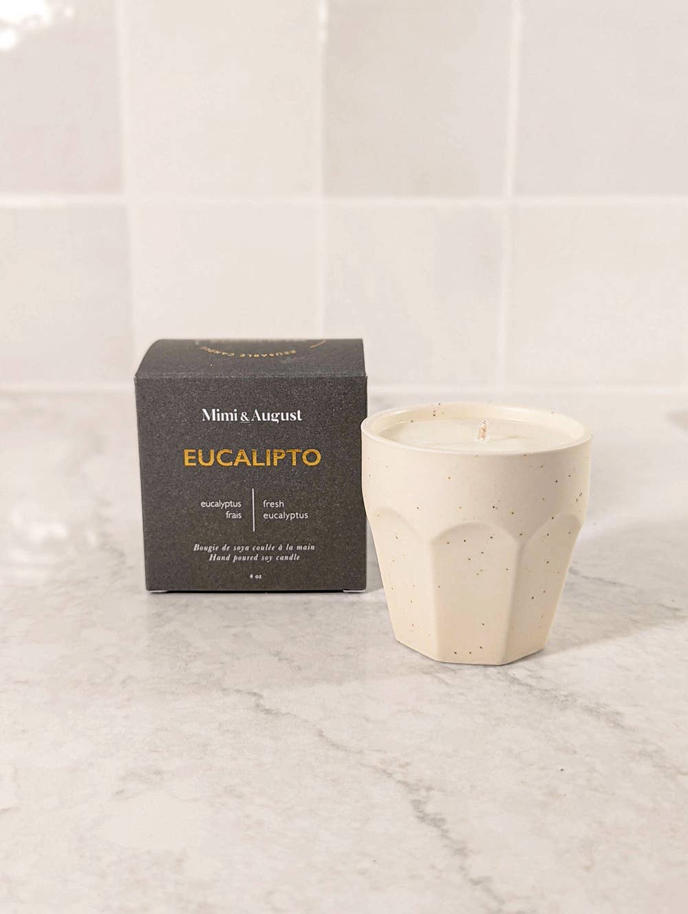 eucalipto  candle -  4 oz - save 50%