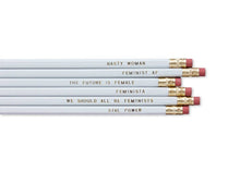Load image into Gallery viewer, feminist  pencil set - save 70%
