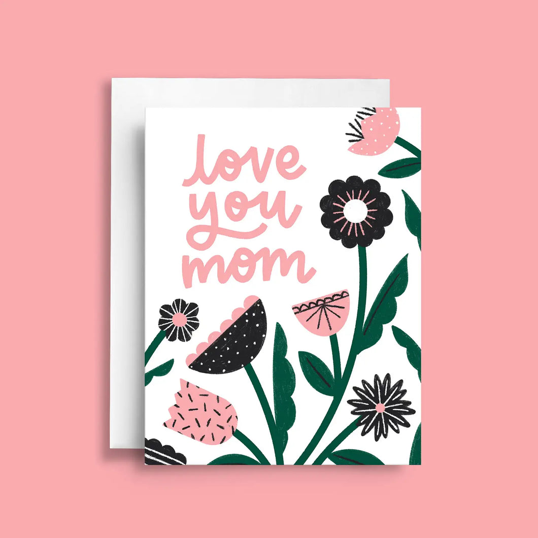 flower mother's day card