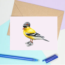 Load image into Gallery viewer, goldfinch  card
