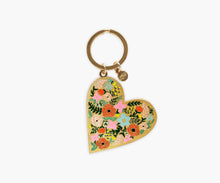 Load image into Gallery viewer, rifle paper co. enamel heart keychain - save 70%
