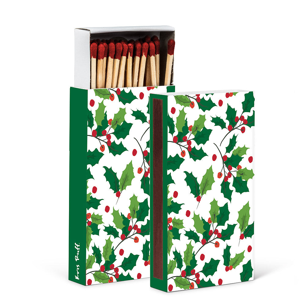 holly leaves matches - save 50%