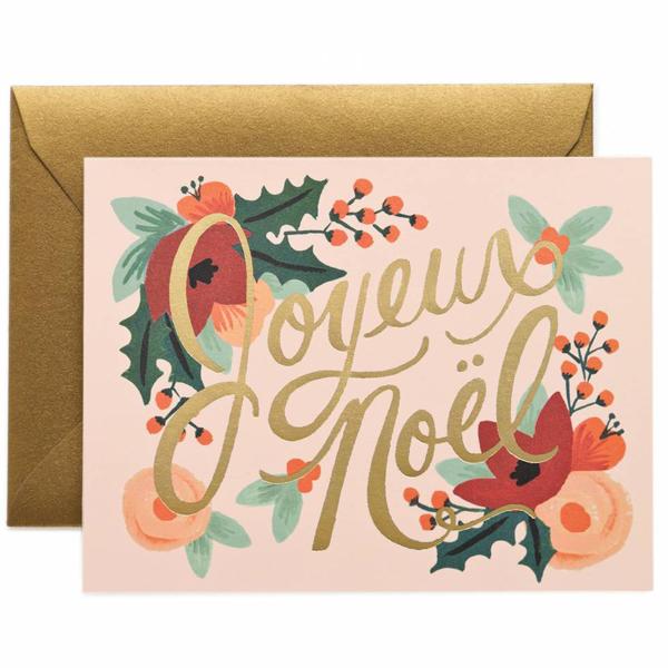 rifle  paper co.  joyeux noel card