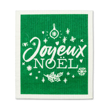 Load image into Gallery viewer, joyeux noel Swedish dishcloths

