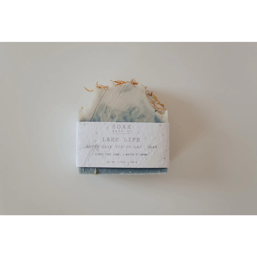 soak bath co. lake life soap bar - last one -  save 50%