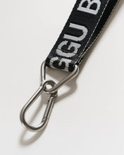 Load image into Gallery viewer, baggu - logo keychain - black &amp; white - prebook arriving late oct/early nov
