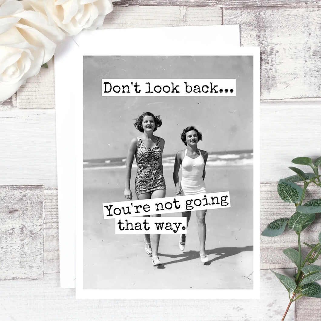 don't look back card