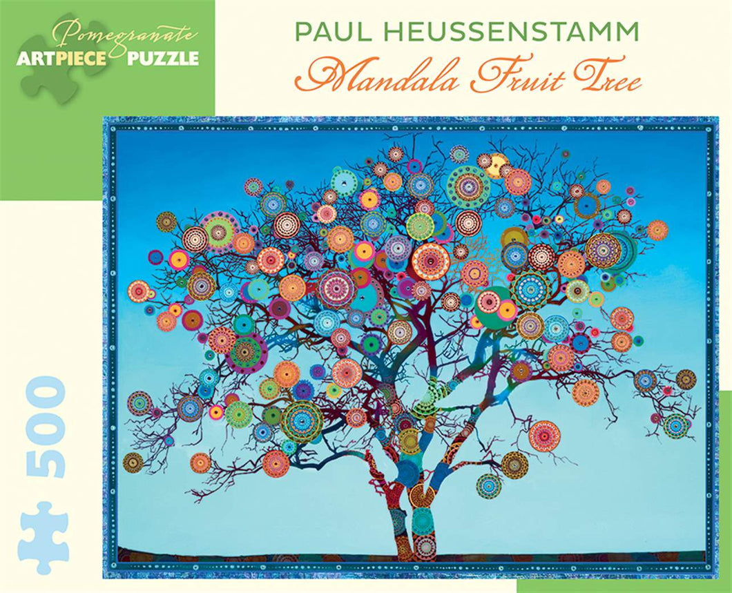 paul heussenstamm - mandala fruit tree puzzle - 500pc