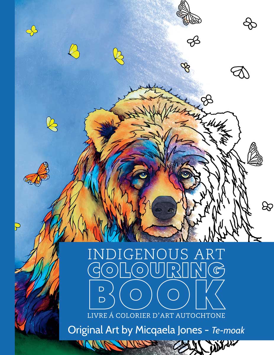 Indigenous art  colouring book by micqaela jones - last one