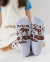 Load image into Gallery viewer, baggu - kids crew socks - mushroom hunt - save 70%
