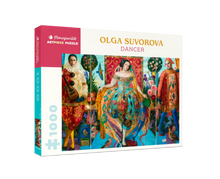Load image into Gallery viewer, puzzle box of olga suvorova dancers with birds and flowers 
