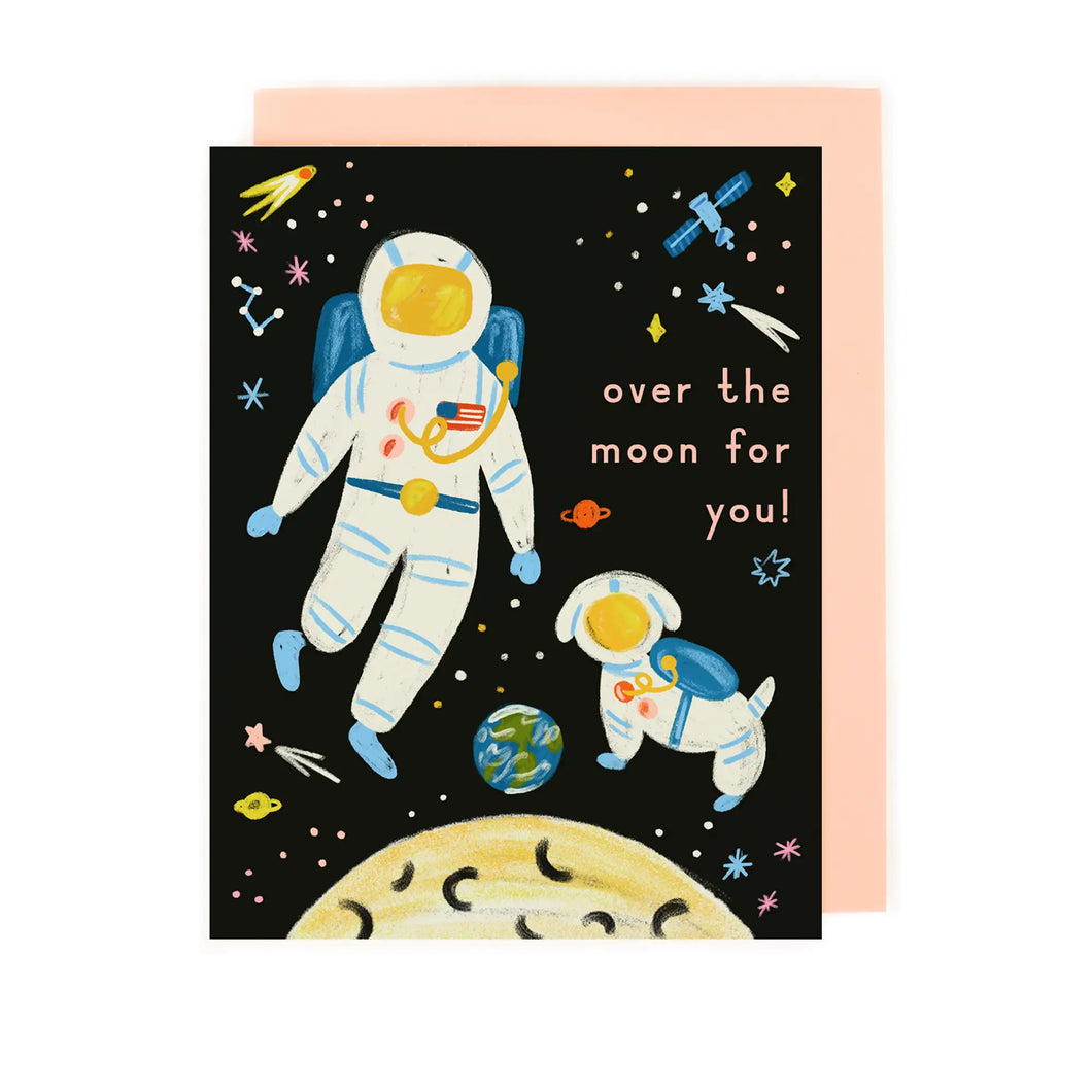 over the moon card