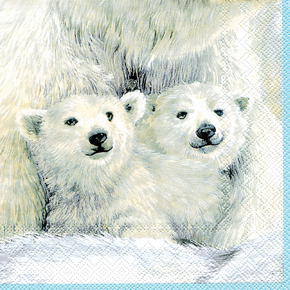 ice cool polar bear -  beverage napkins