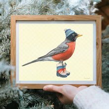 Load image into Gallery viewer, North American robin art print - save 70%
