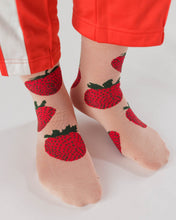 Load image into Gallery viewer, baggu - strawberry  socks

