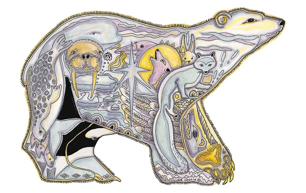 polar bear enclosure cards