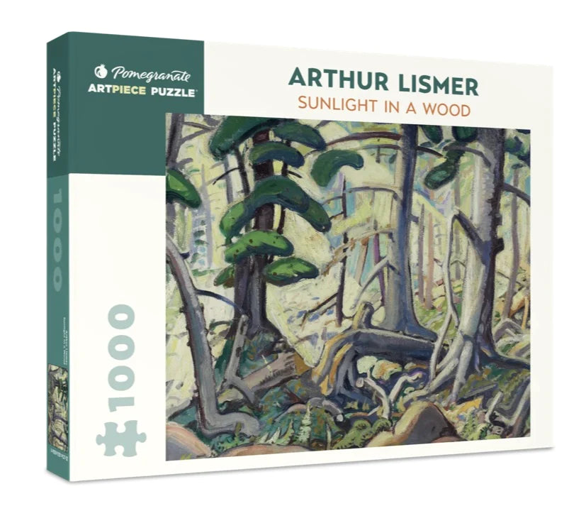 arthur lismer - sunlight in a wood puzzle  - 1000 pc