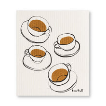 Load image into Gallery viewer, teacups Swedish dishcloths - last one
