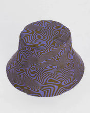 Load image into Gallery viewer, baggu bucket hat  - trippy swirl seaweed
