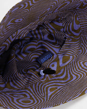 Load image into Gallery viewer, baggu bucket hat  - trippy swirl seaweed

