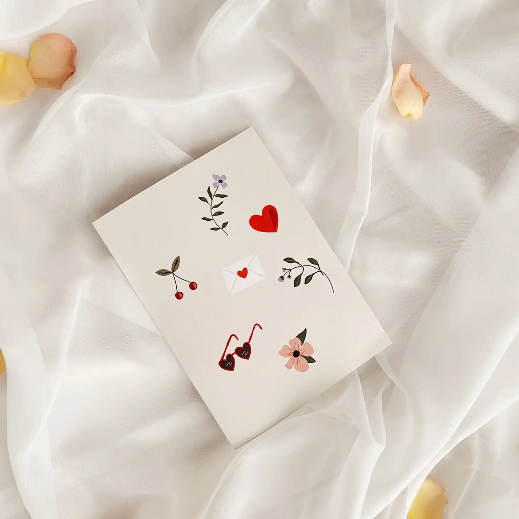 hearts  card
