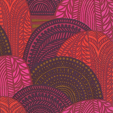 dark pink designs and modern swirls